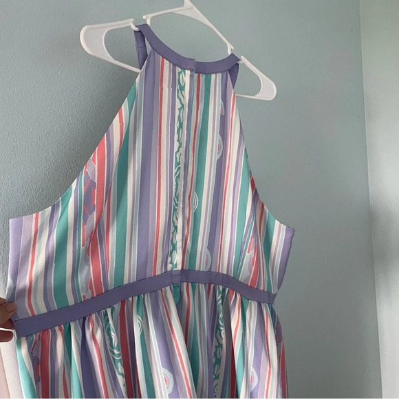 Modcloth Behold the Blogger Rainbow Stripe Dress 3X - Picture 8 of 15